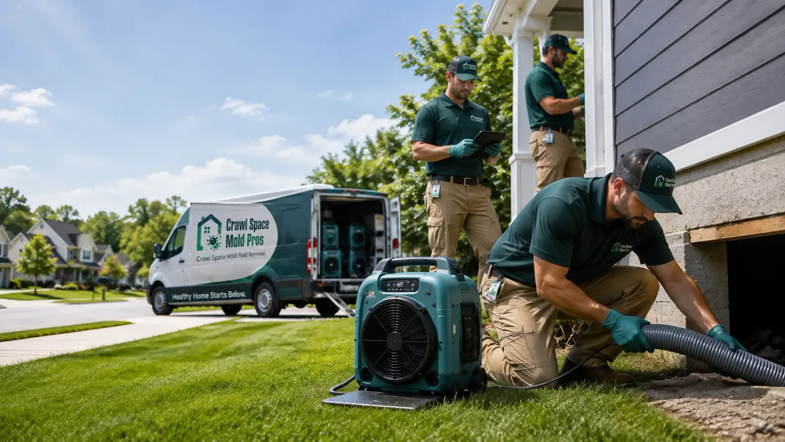 Crawl Space Mold Removal in Drewsey, OR